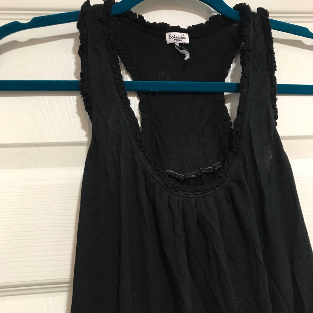 Black Racerback Tank - Picture 2 of 3